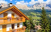 casa in legno alpina